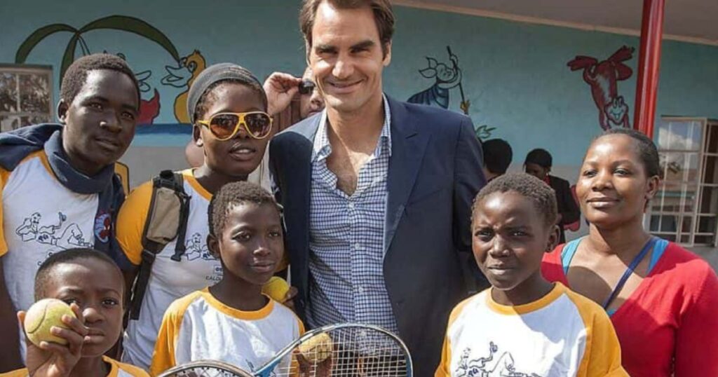 Roger Federer's Philanthropic