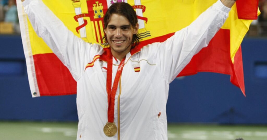 Rafael Nadal gold in Beijing Olympics